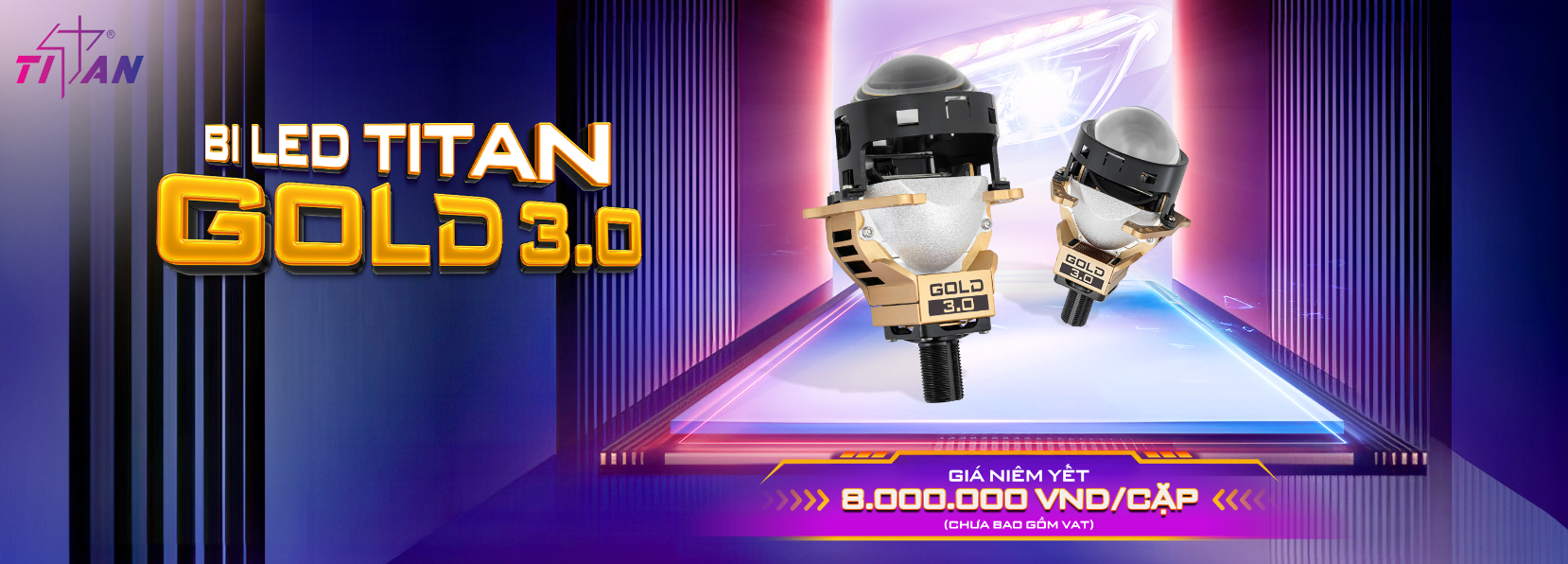BI LED TITAN GOLD 3.0