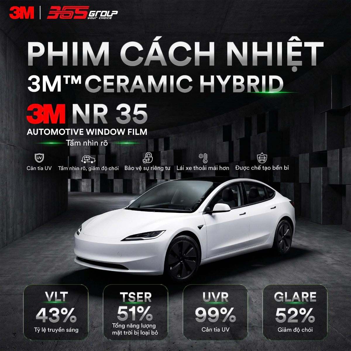 Phim cách nhiệt 3M NR 35