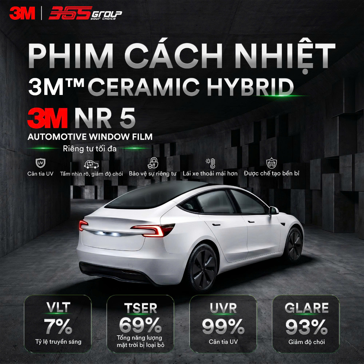Phim cách nhiệt 3M Ceramic NR 5