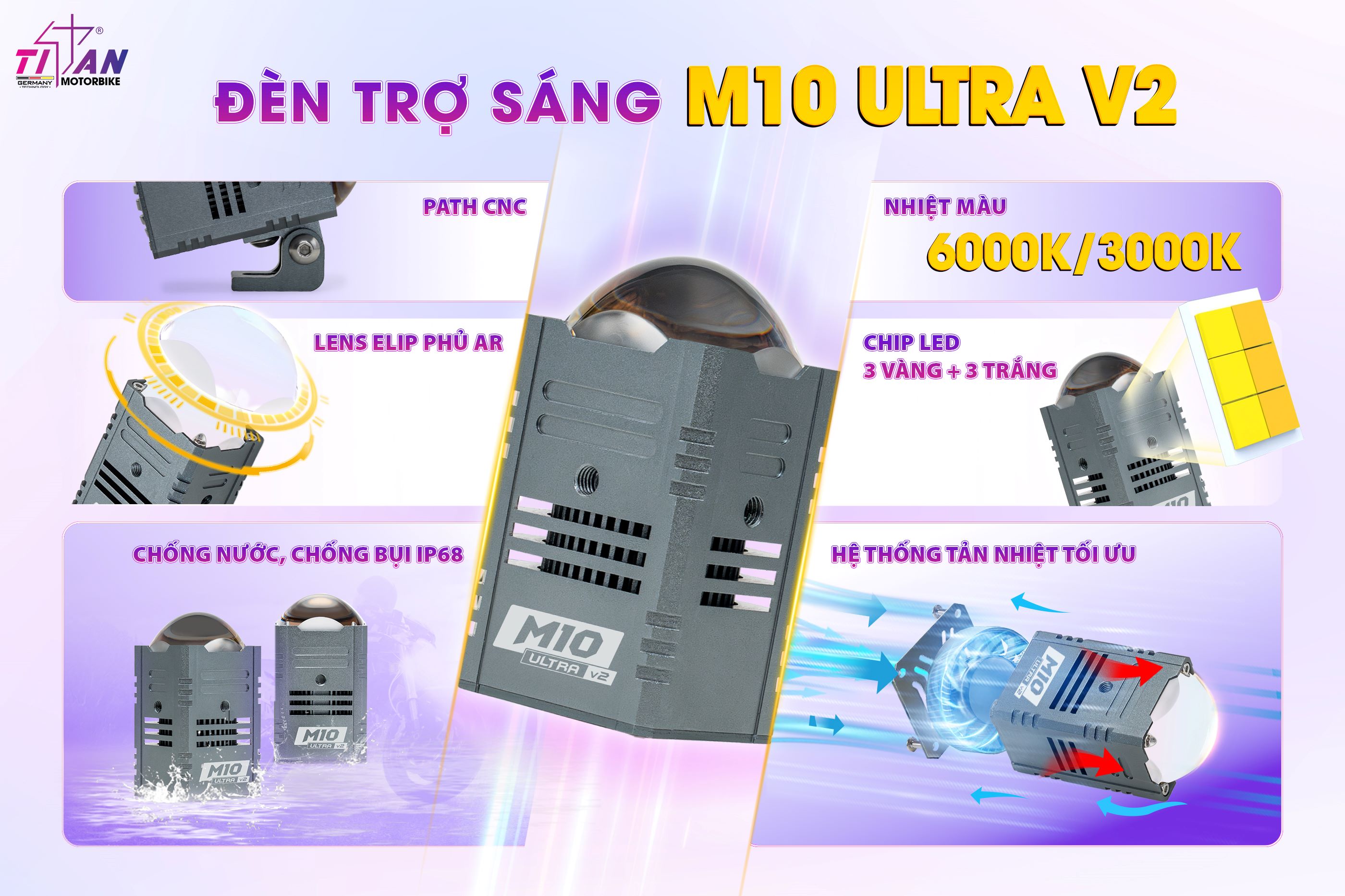 ĐÈN TRỢ SÁNG M10 ULTRA V2