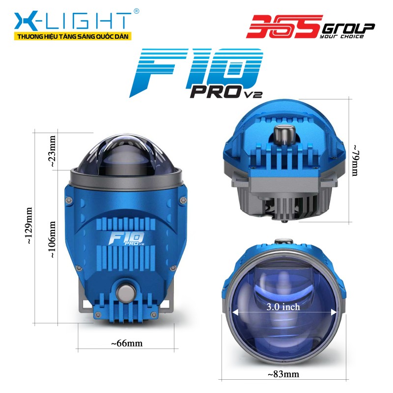ĐÈN BI GẦM X-LIGHT F10 PRO V2