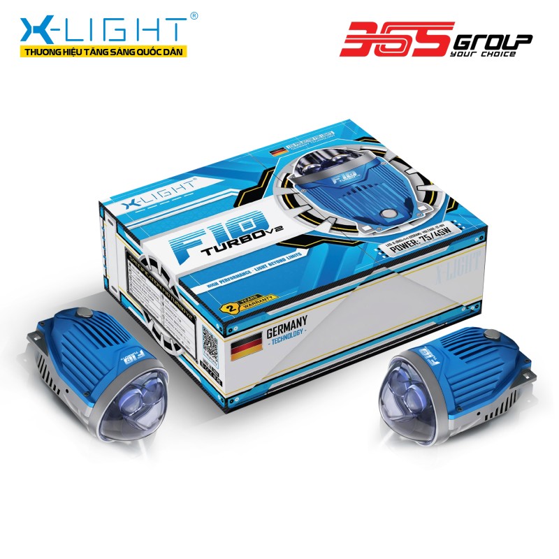 ĐÈN BI GẦM X-LIGHT F10 TURBO V2