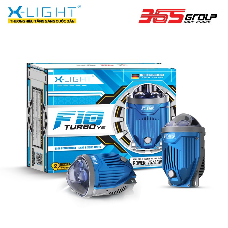 ĐÈN BI GẦM X-LIGHT F10 TURBO V2