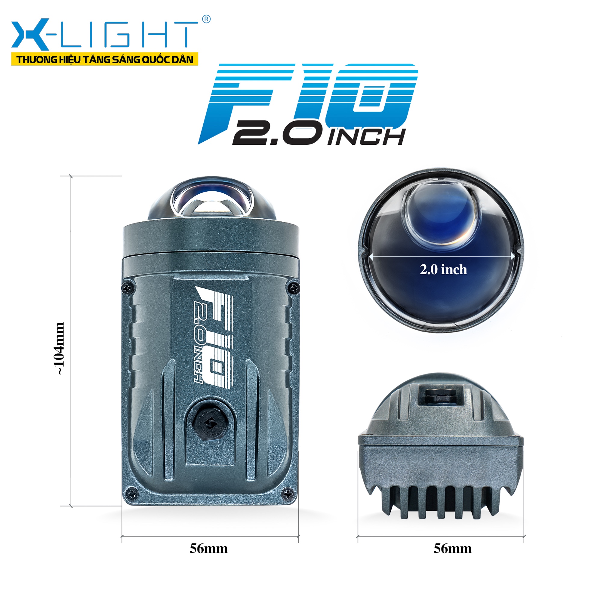 X-LIGHT F10 2.0 INCH MOTO