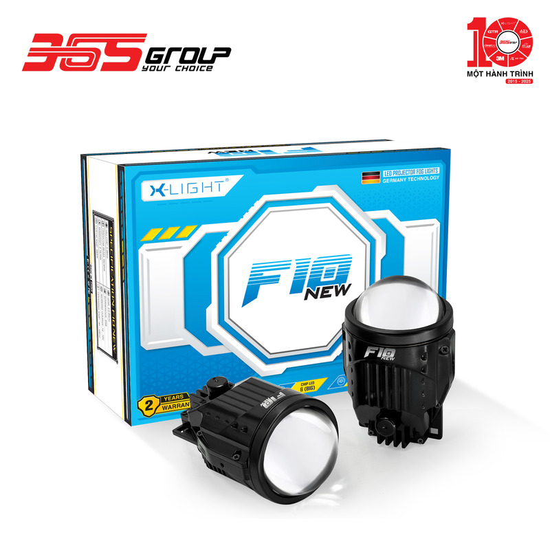 ĐÈN BI GẦM X-LIGHT F10 NEW (2025)