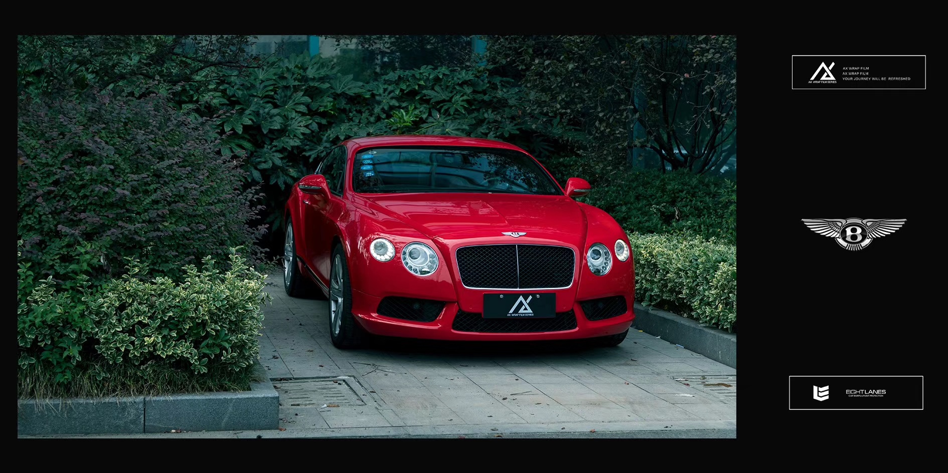 AX WRAP FILM GLOSS DARK RED - MÀU ĐỎ BÓNG BENTLEY