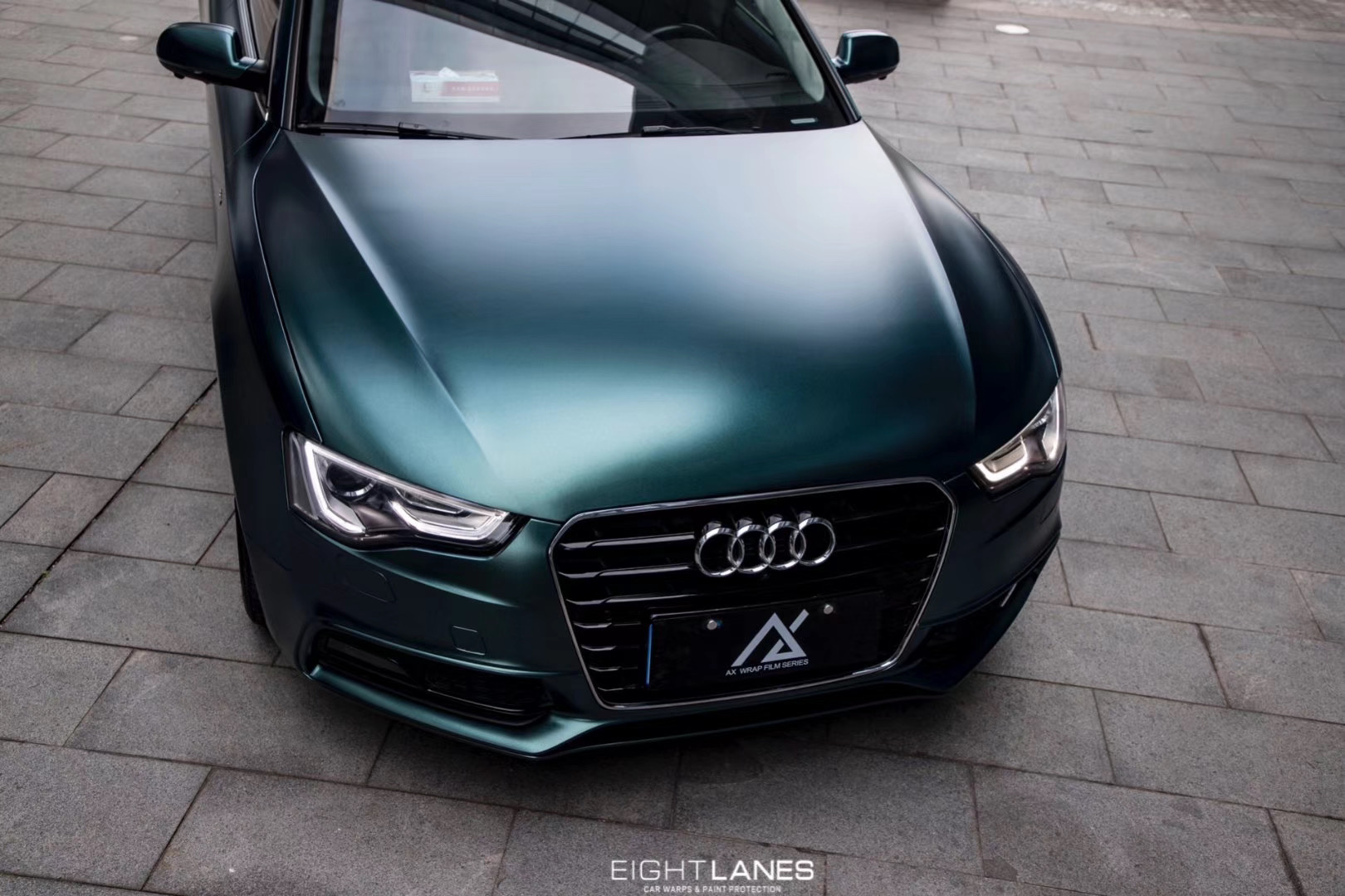 AX WRAP FILM PEARL METALLIC BLACKISH GREEN - MÀU XANH ĐEN ÁNH KIM NGỌC TRAI