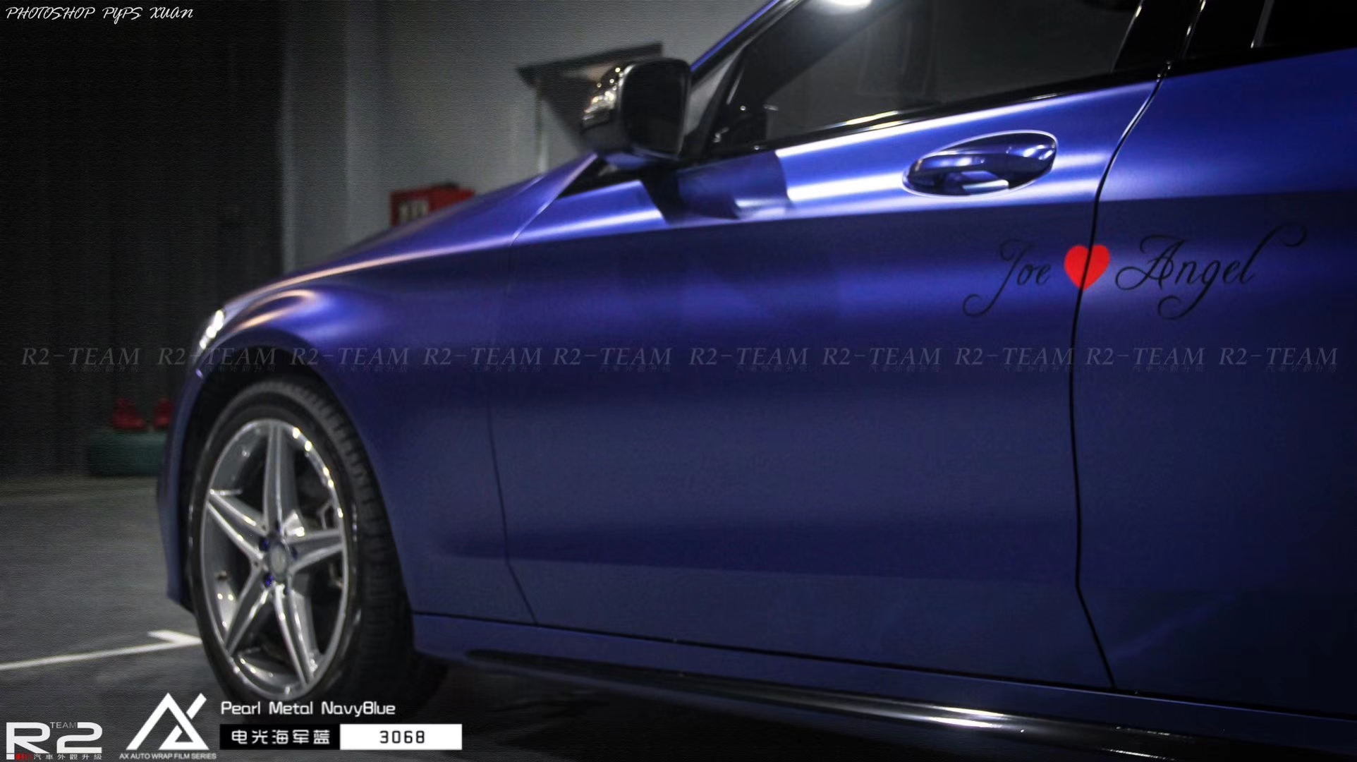 AX WRAP FILM PEARL METALLIC MISTY BLUE - MÀU XANH HẢI QUÂN ÁNH KIM NGỌC TRAI