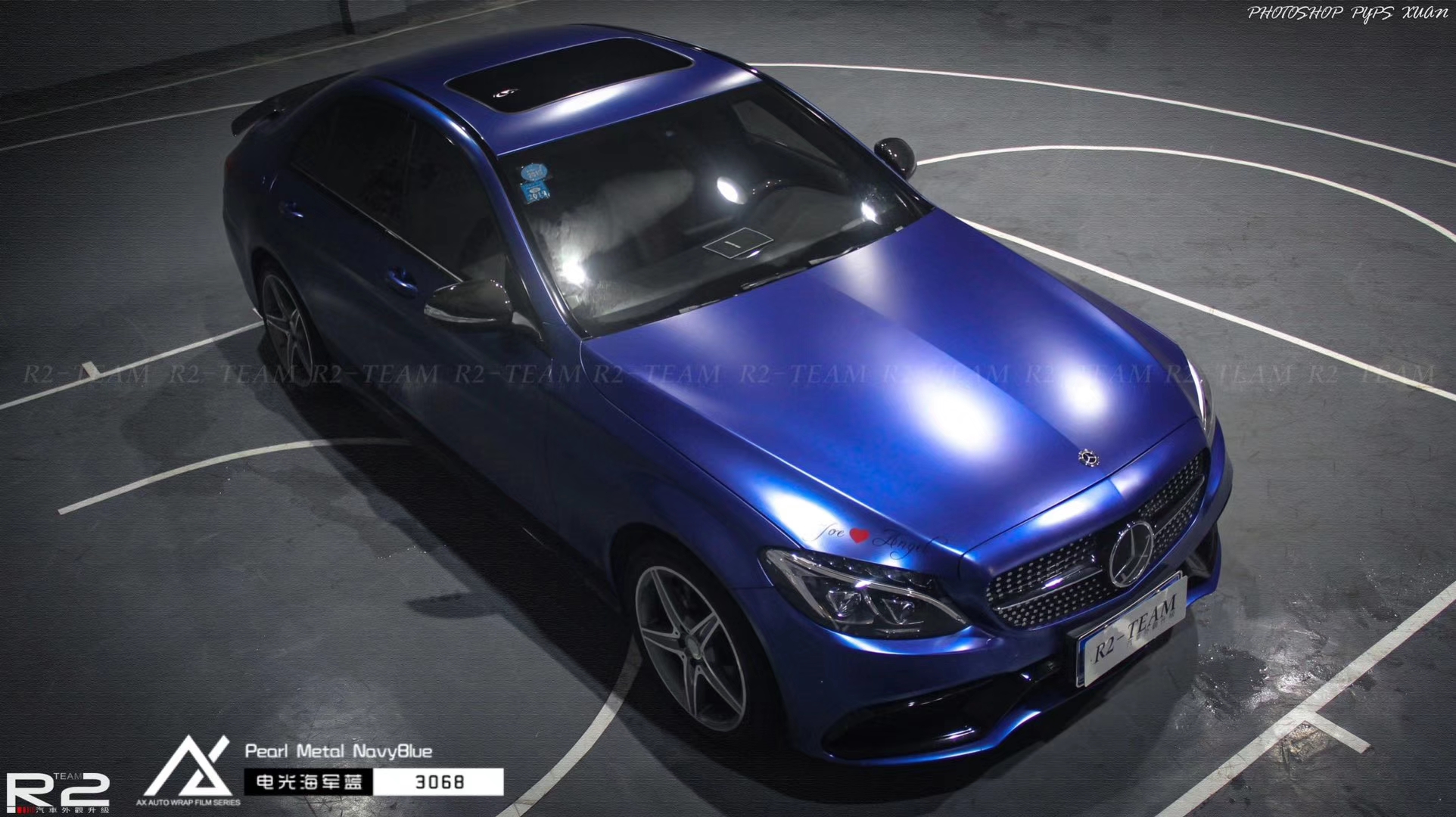 AX WRAP FILM PEARL METALLIC MISTY BLUE - MÀU XANH HẢI QUÂN ÁNH KIM NGỌC TRAI