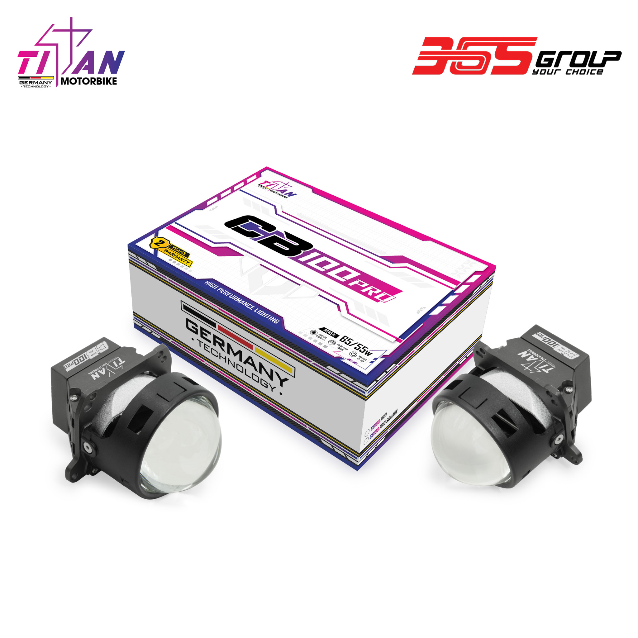 BI LED TITAN MOTO CB100 PRO