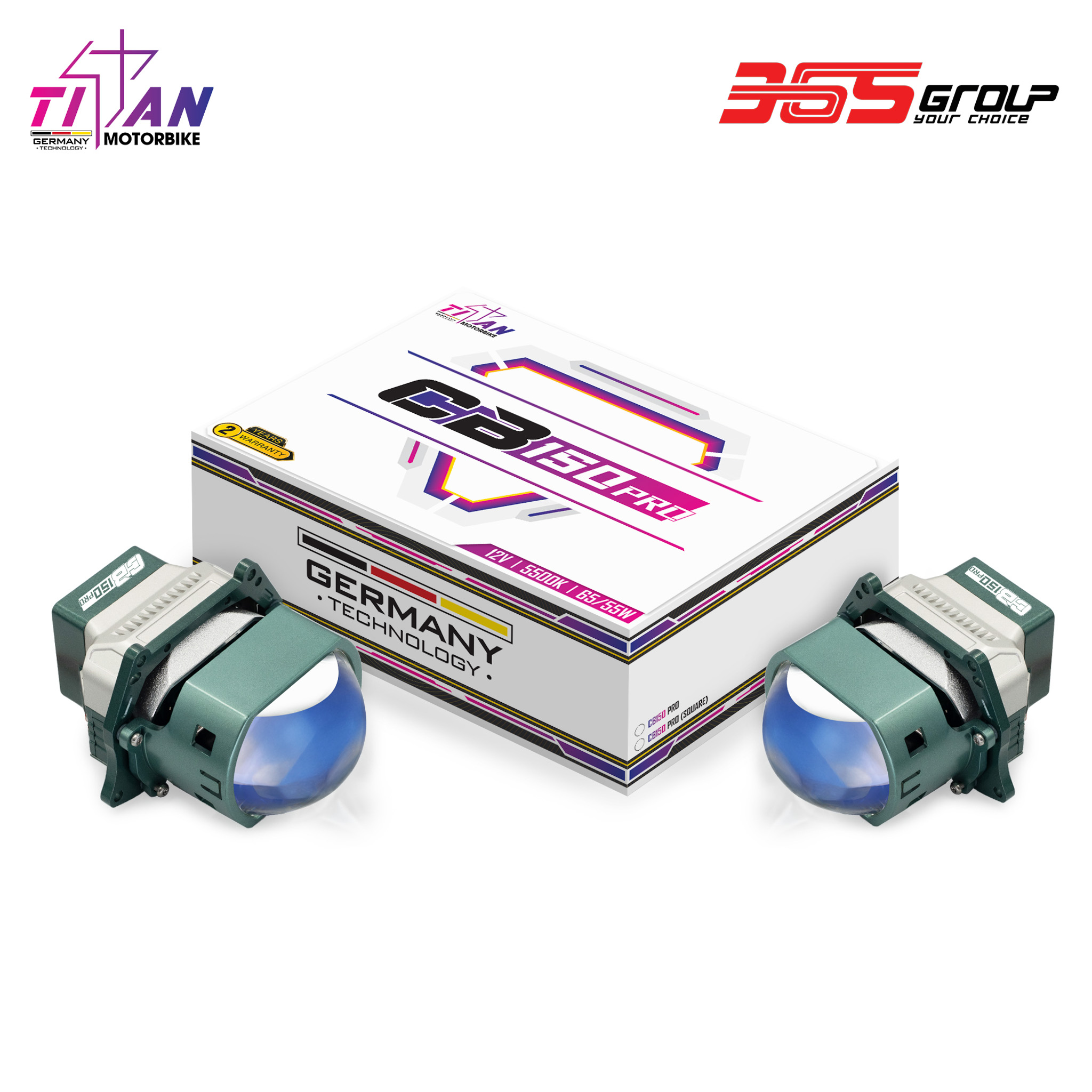 BI LED TITAN MOTO CB150 PRO SQUARE