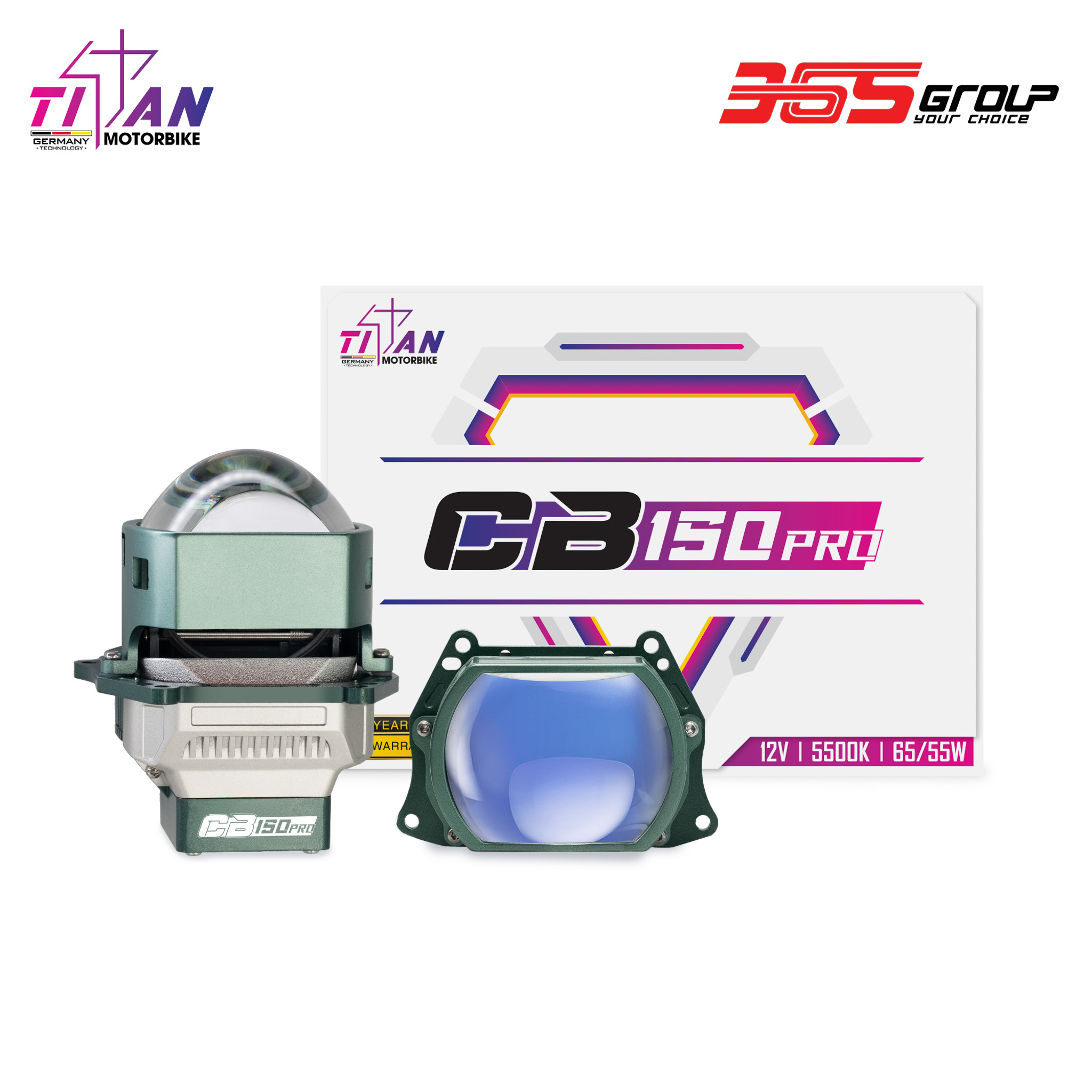 BI LED TITAN MOTO CB150 PRO SQUARE