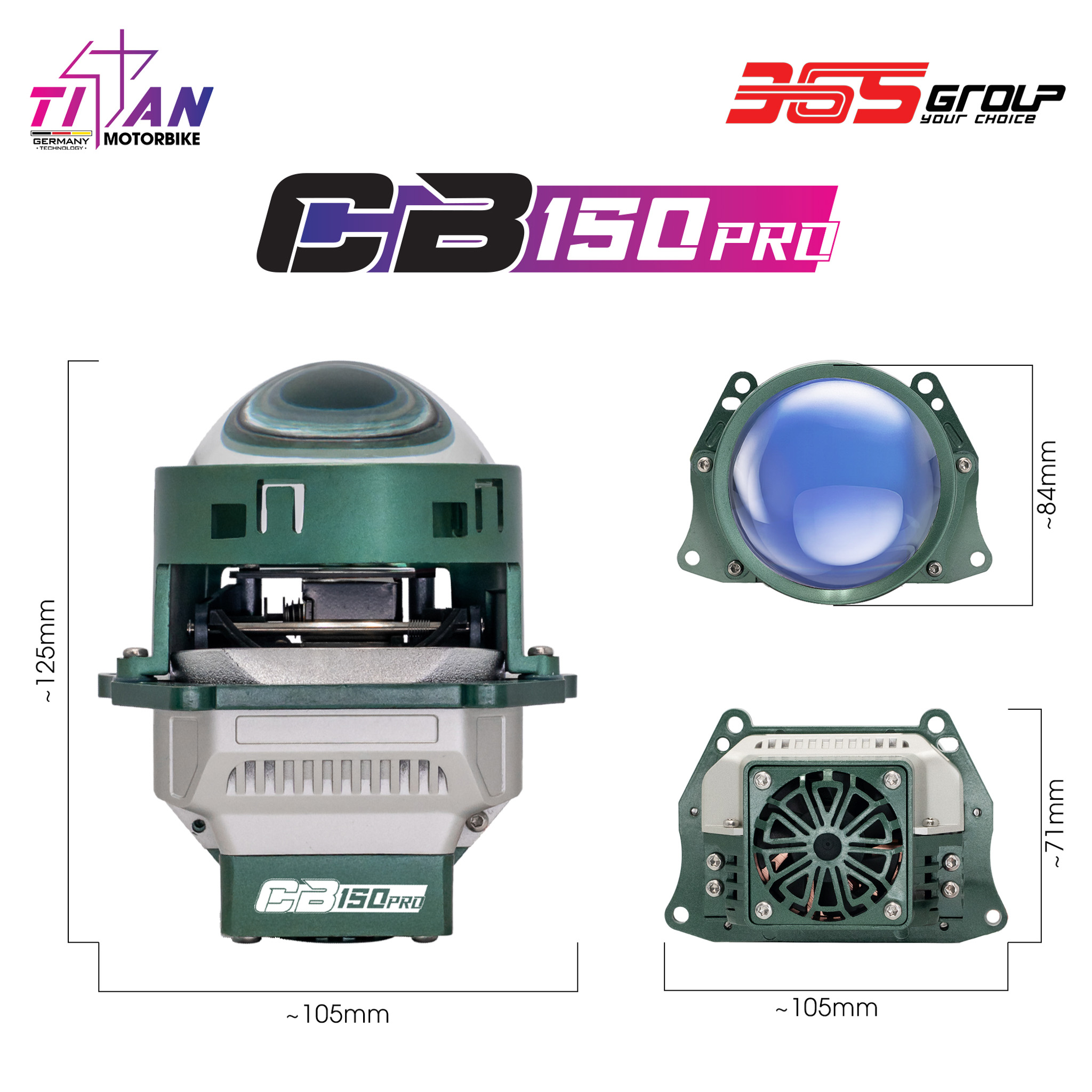 BI LED TITAN MOTO CB150 PRO