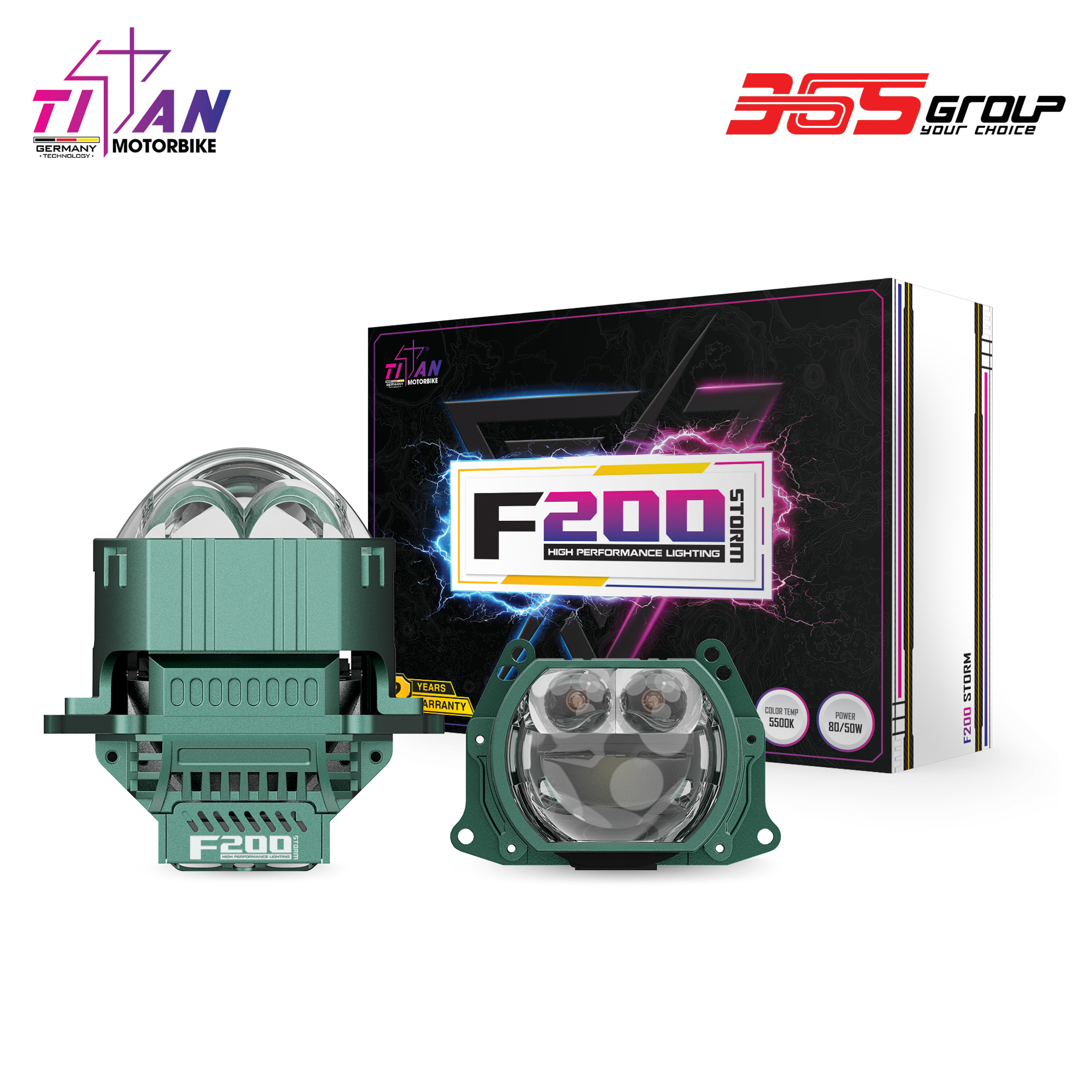 BI LED TITAN MOTO F200 STORM