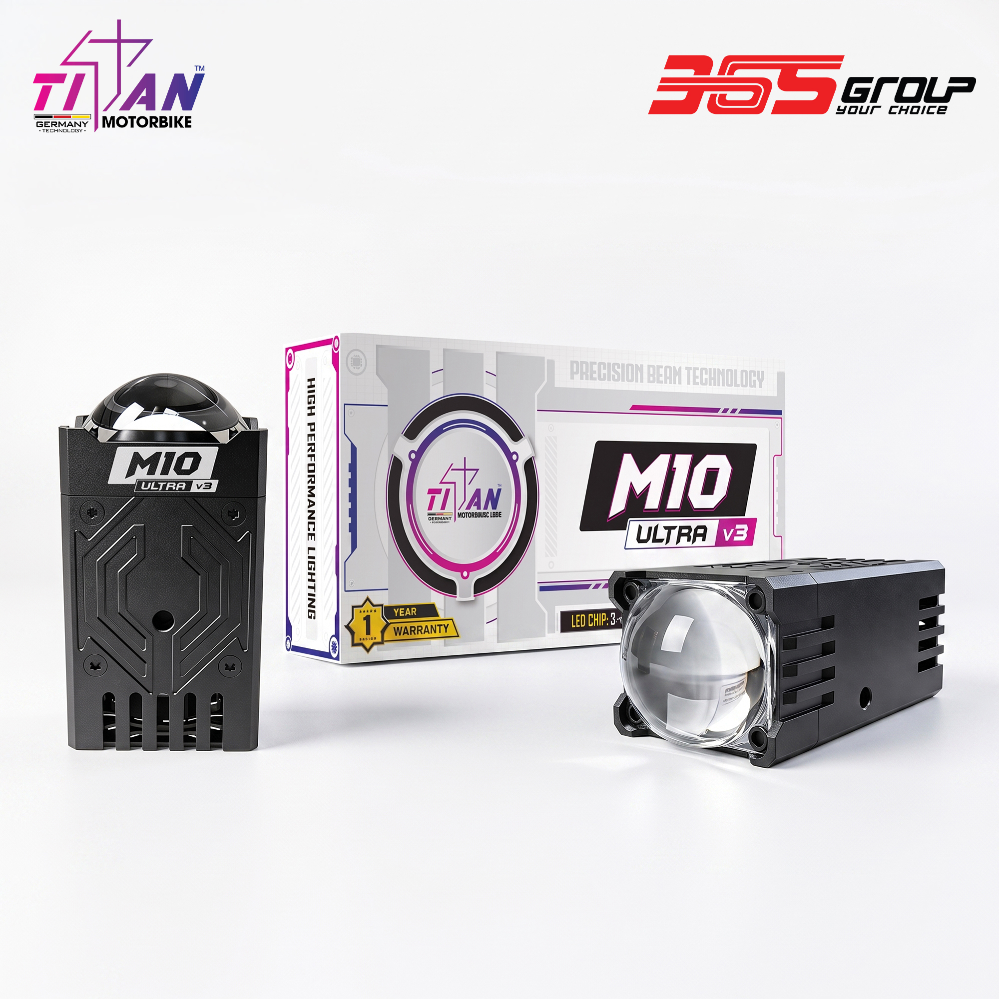 ĐÈN GẦM DẠNG RỜI TITAN MOTO M10 ULTR V3