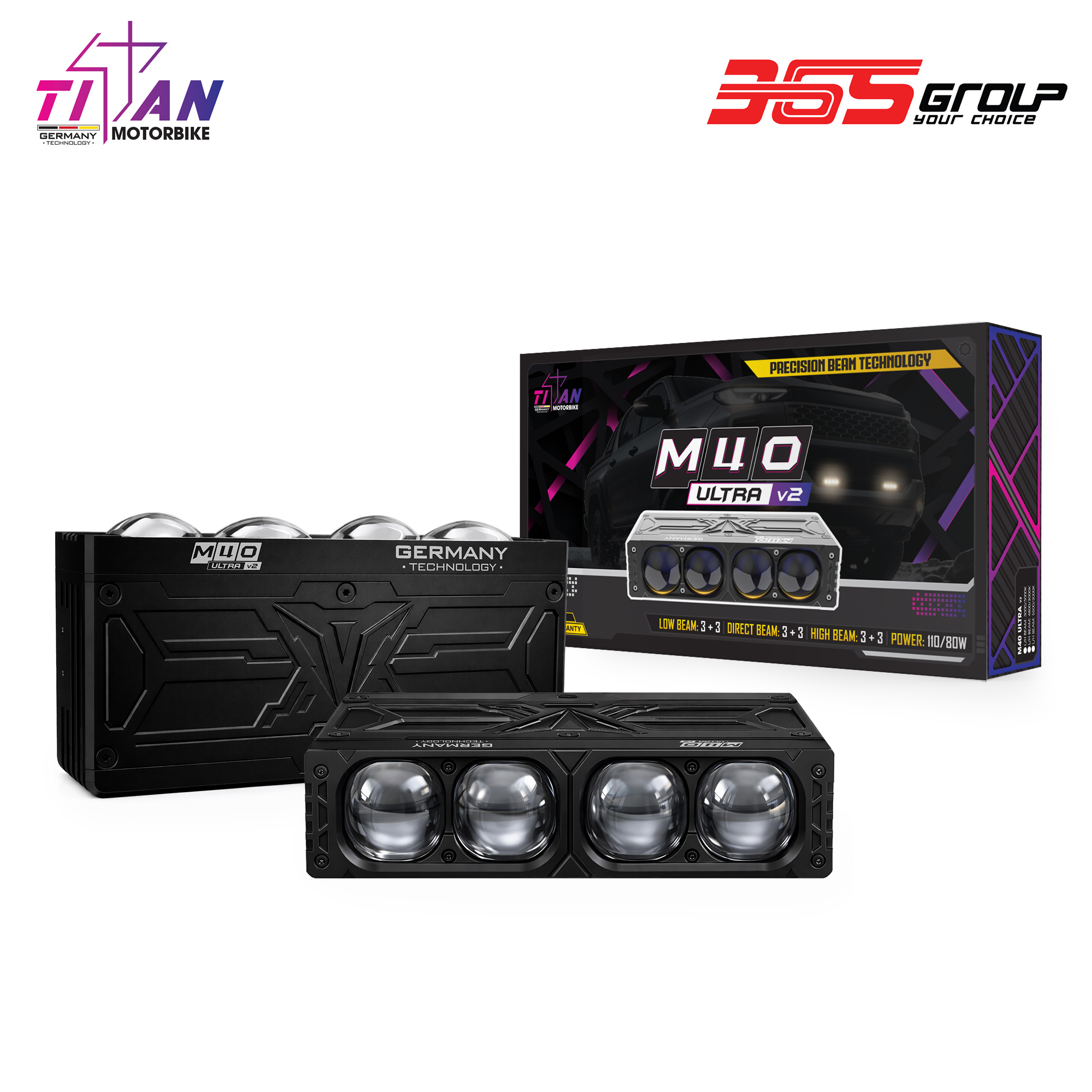 ĐÈN TRỢ SÁNG TITAN M40 ULTRA V2