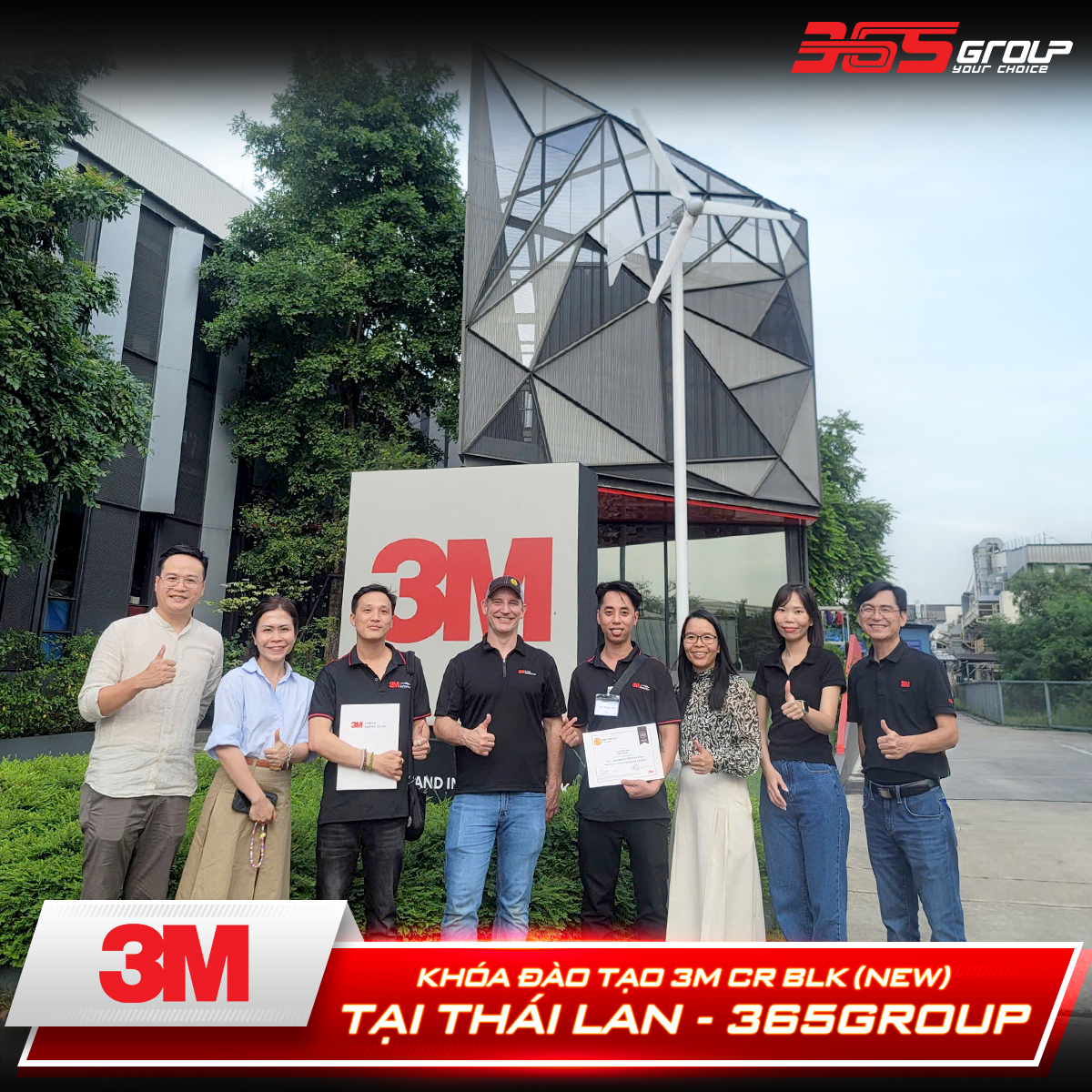 365Group hoàn thành khóa đào tạo 3M CR BLK tại Thái Lan 2025