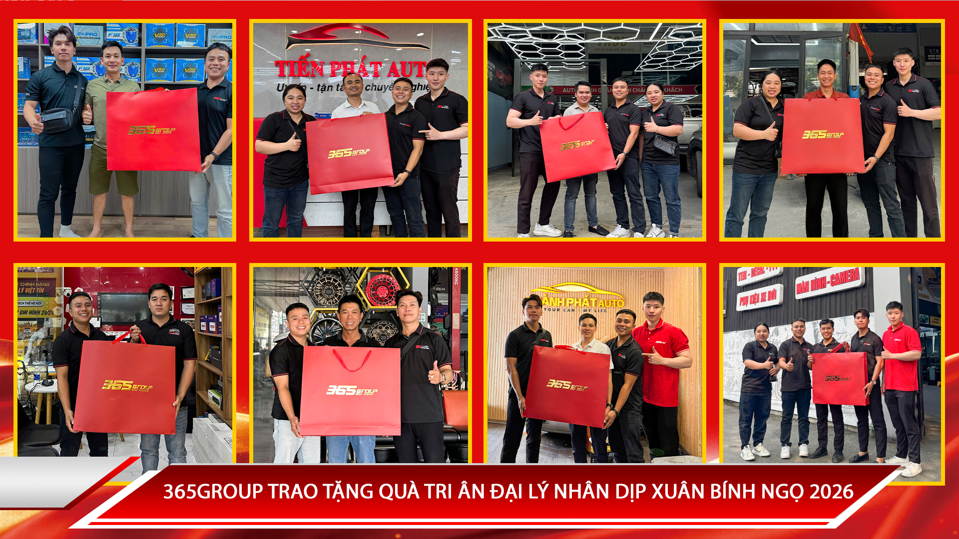 365Group trao tặng quà tri ân Đại Lý nhân dịp Xuân Bính Ngọ