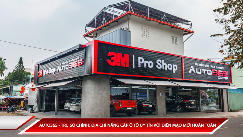 Auto365 - Trụ sở chính ghi dấu ấn với không gian nâng cấp ô tô hiện đại và chuyên nghiệp